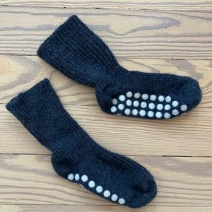 Mamaowl Wool Grip Socks